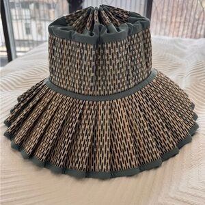 Lorna Murray Pleated Straw Hat